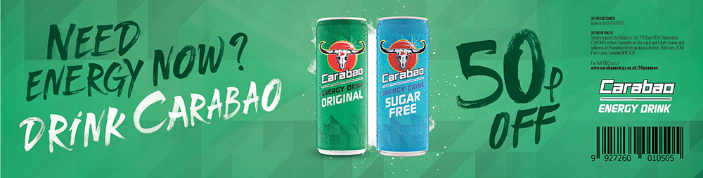 Carabao Energy Drink Coupon