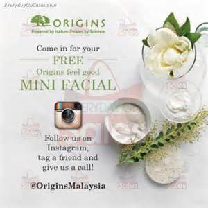 Free Mini Facial From Origins