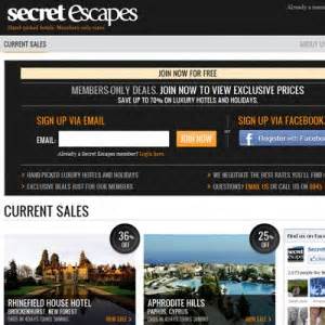 Free Secret Escapes Holiday Deals