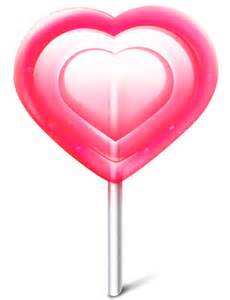 Free Heart Chocolate Lollipops