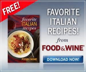 Free Italian Recipe Booklet